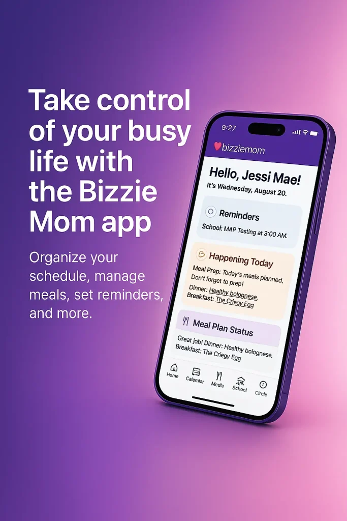 Busy mom calendar app
